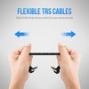 Shaevle TRS Guitar Patch Cable 1/4 inch Right Angle Effect