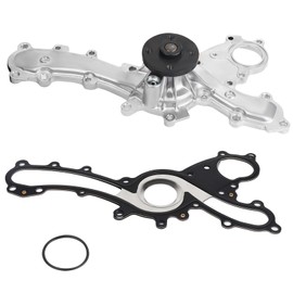 LOREADA Automotive Water Pump Aluminum kit AW6047 for Toyota Highlander Sienna Avalon Camry Venza RAV4 2005-2018, Coolant Pumps for Lexus RX450H ES350 RX350 2007-2018, 3.5L V6 Engine with Gasket