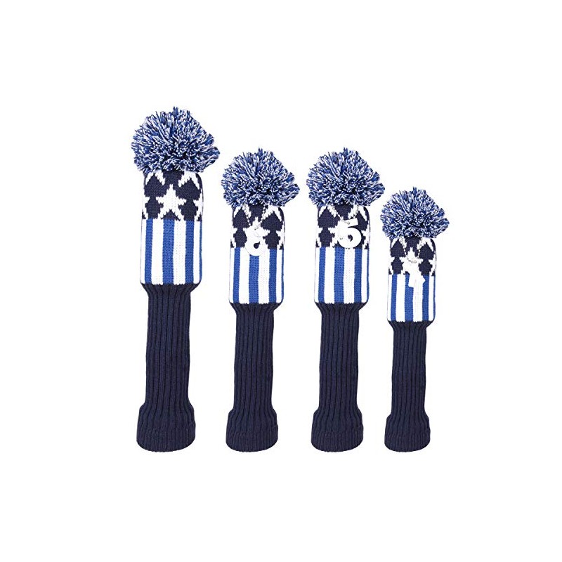 4 Piece Driver Wood FW 2 Piece Hybrid UT Knit