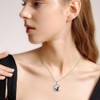 ZKGYUS Cat Necklace Women's Pendant Silver 925 Cat Pendant Necklace