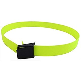 Scuba Choice Scuba Diving 60" Long 2" Webbing Weight Belt with Plastic Buckle, Yellow