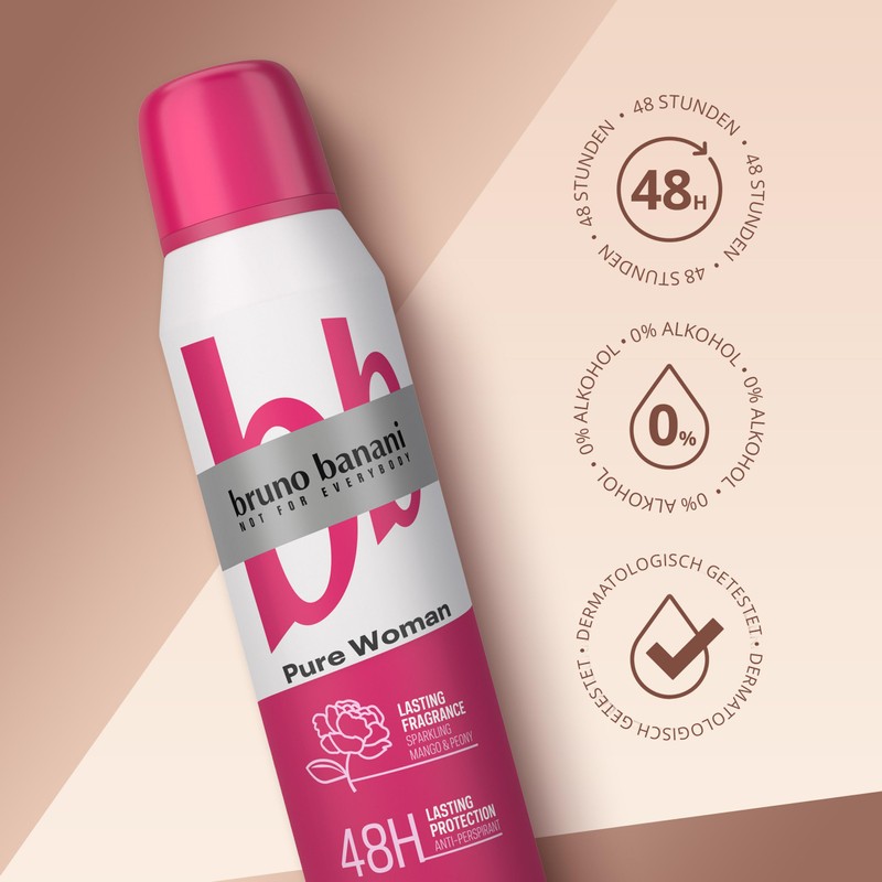 bruno banani Pure Woman Antiperspirant 150 ml