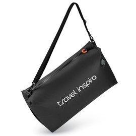 travel inspira Vacuum Bags with Pump - Space Saver Compression Solution for Suitcases & Backpacks, Professional IP67 Reusable, Lightweight, & Durable Light Black