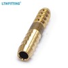 LTWFITTING Brass Barb Splicer Mender 1/4-Inch Hose ID Fitting for