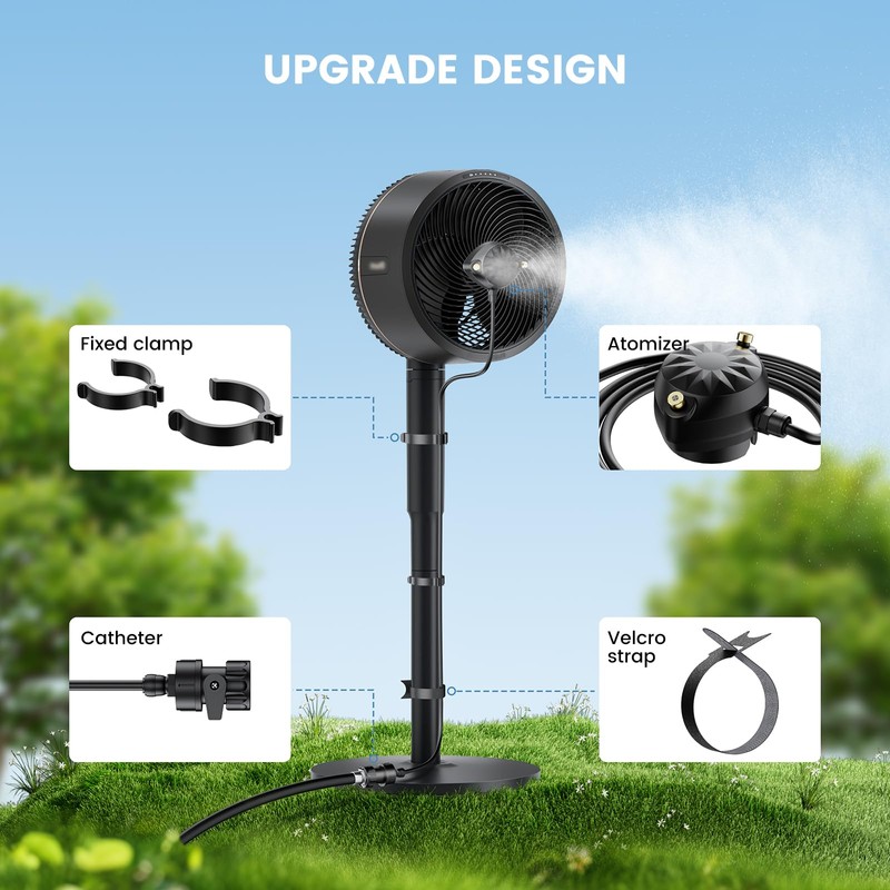 Misting Attachment Compatible with Shark FlexBreeze Mister Fan FA20XMIST FA222