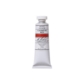 M. Graham 1/2-Ounce Tube Gouache Paint, Cadmium Red