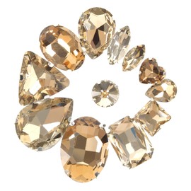 Hohopeti 50pcs Claw Diamond Decorations Handmade Rhinestones for Nail Art DIY Projects