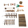 10pcs Hamster Chew Toys Set Natural Safe Teeth Grinding Exercise