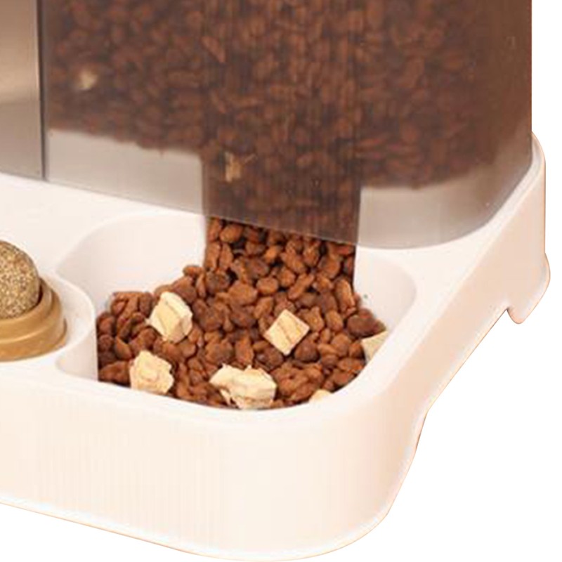 Cat Water Bowl Moderate Capacity Removable Double Pets Water Food