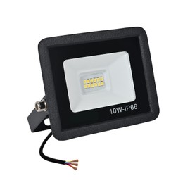 treoir LED Outdoor Spotlight, 10 W, LED Floodlight, 1000 lm, Super Bright LED Floodlight, 6000 K Cool White IP66 Waterproof Outdoor Spotlight for Backyard, Driveway, Doors, Garage, Hallway, Garden