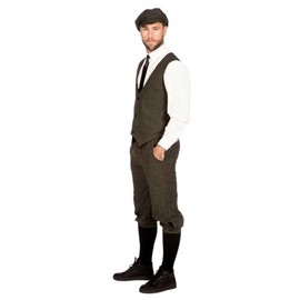 Dark Grey Half Length 20s Charleston Gentleman Suit - Size 46-64 - Peaky Blinders Costume Arthur Size 58 Piggyback, Charcoal