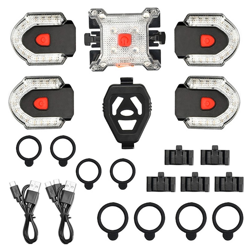 Wireless Control Bike Turn Signal Light Waterproof Bicycle Front Rear