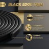 Rubber U Channel Edge Trim, Door Seal Strip, Fits Edge
