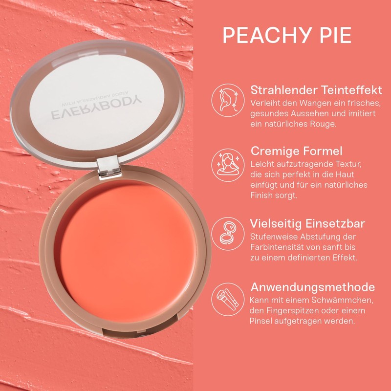 EVERYBODY LONDON Creamy Blush 6.5 g, Cream Blush for a