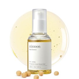 Bean Essence  Exfoliante líquido suave para piel de cristal, 50 ml  Sérum hidratante 2 en 1 con extracto de soya fermentada para textura suave y...   