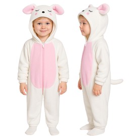 BEARAE Unisex Baby Animal Hooded Romper, Infant Toddler Onesie, Cute Animal Jumpsuit Costume Outfit for Toddler 6-48 Months