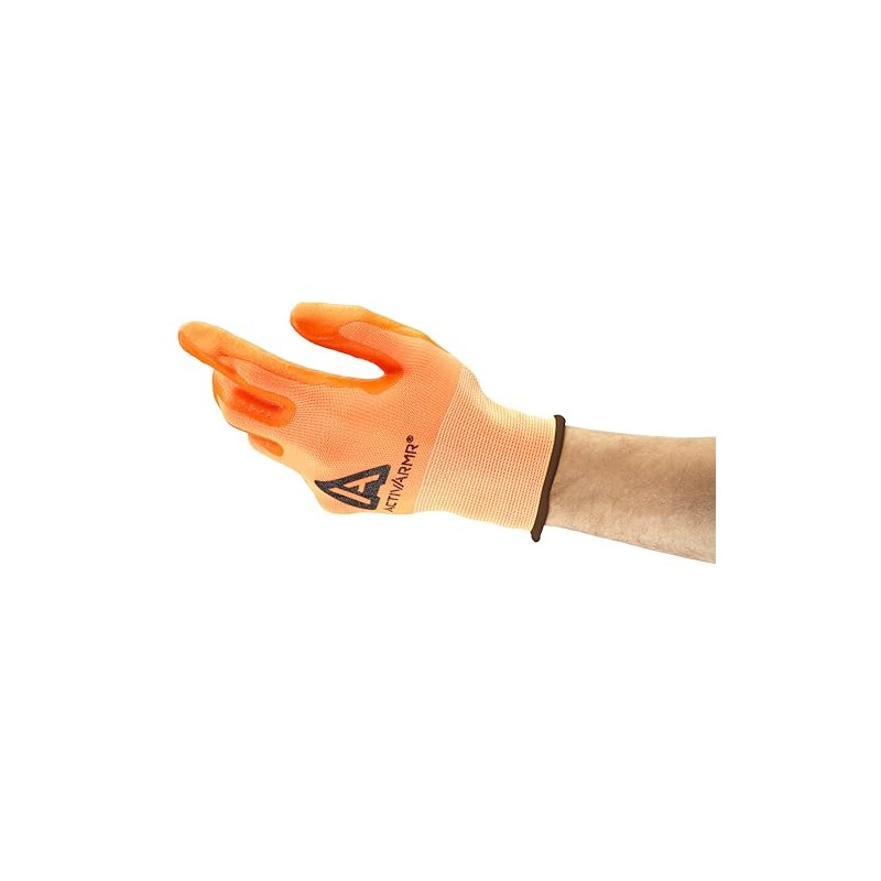 Ansell ActivArmr 97-012 Safety Work Gloves, Mechanical Protection, Size 10