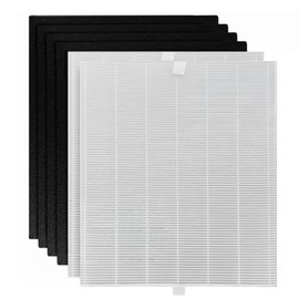 Bagean AP 1512HH Filter Replacement Compatible with Coway Airmega AP-1512HH Mighty & 200M Air Purifier - Fits Coway Airmega Filter Replacement - Absorbs Odor & Freshens the Air (2 Main + 4 Carbon)