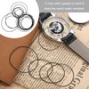 Gtziqa O Ring Watch Gasket, 28 Pcs 0.6mm Waterproof Rubber