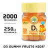 Vitamina D3 Kids, Gummy Fruits Sabor Durazno