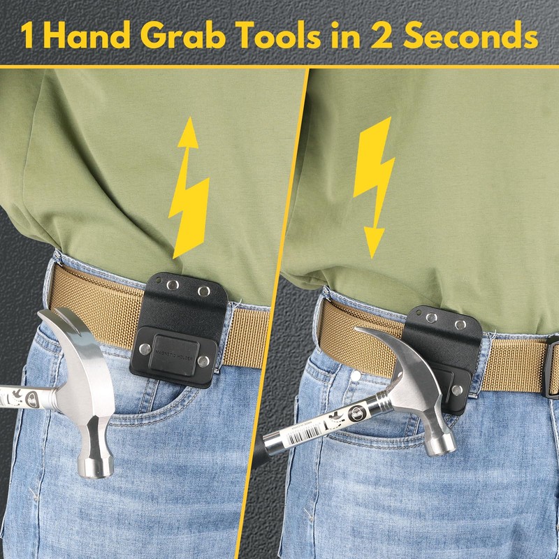 ClaspVital MagGrip | Heavy-Duty Magnetic Belt Clip | Magnetic Tool