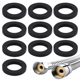 Pack of 10 Shower Hose Seals, Water Pipe Seals, Rubber Seals for Pipes, Shower Head Seals, Shower Hose Accessories