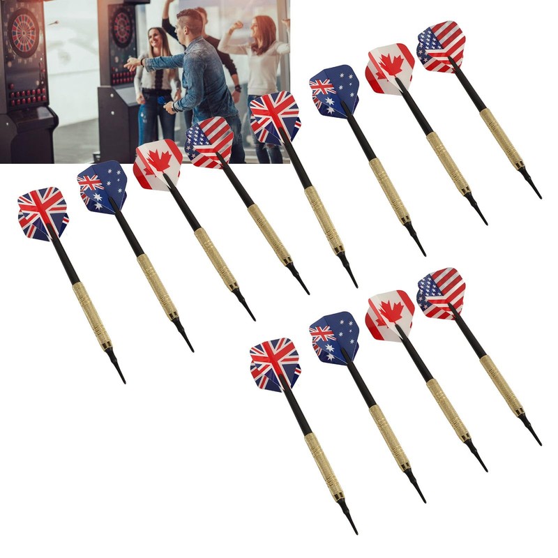 ZIZEV Juego de Dardos de Punta Suave, Puntas de Dardos