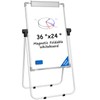 MaxGear Easel Whiteboard 36" x 24" Magnetic Portable Dry Erase