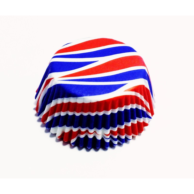 PME Patriotic Swirls Paper Baking Cases for Cupcakes, Mini Size,