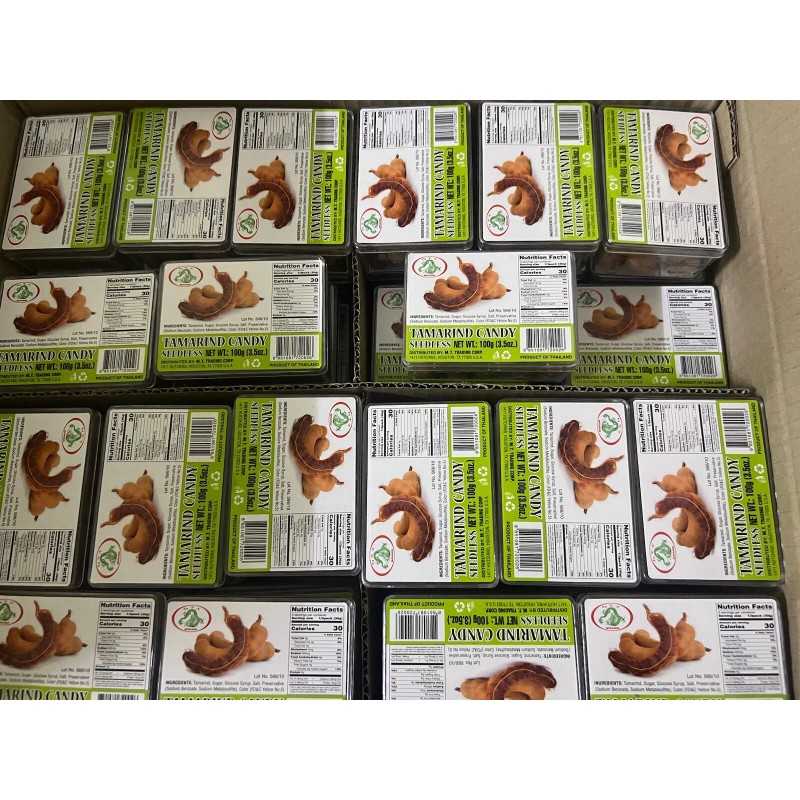 MTT brand Thai Tamarind Sweet Sour Ball Candy Seedless (All