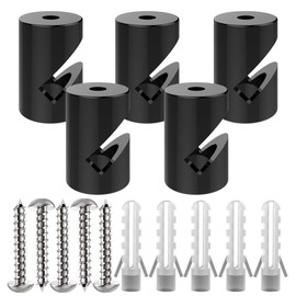 ZOHAR Wall and Ceiling Pins for Textile Cables Ceiling Mounts Monkey Swings Surface-Mounted Cable Holder for Lamps DIY with Screws and Dowels