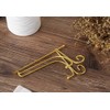 (2 Pack) 4" Iron Display Stand, Gold Small Iron Easel