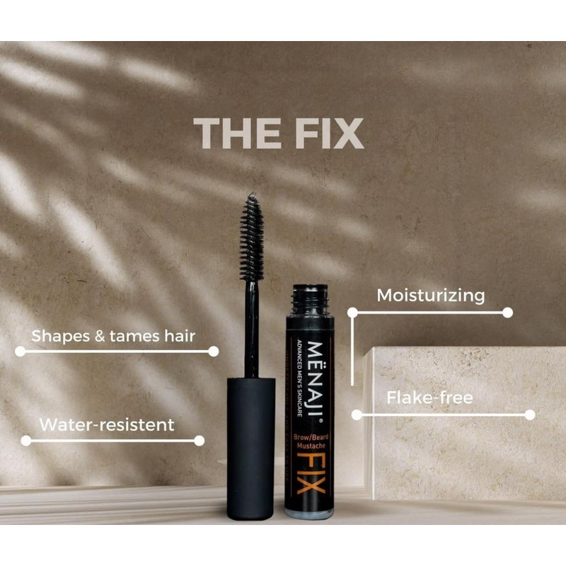 MËNAJI The Fix - Mens Beard and Brow Gel -