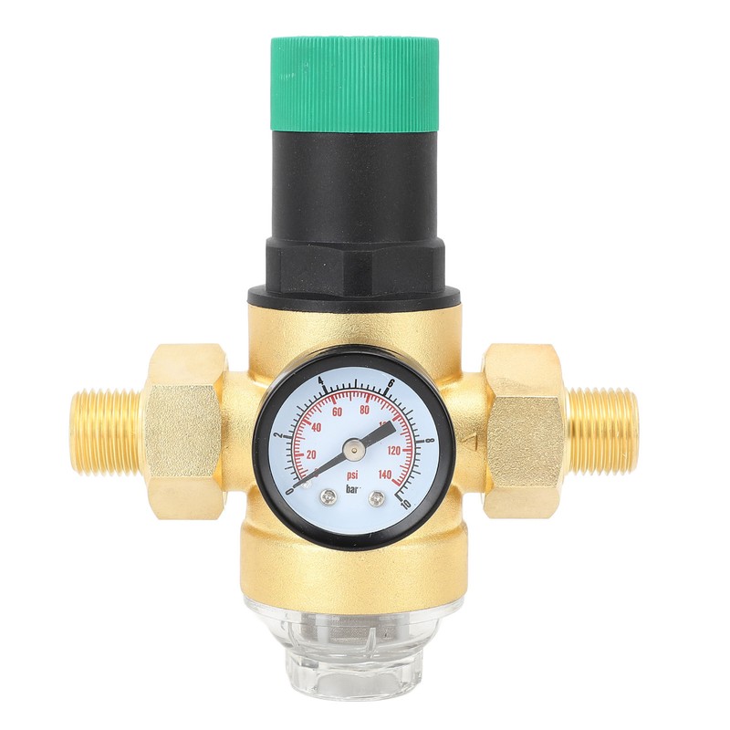 Water Pressure Regulator Brass G3/4 Water Pressure Reducer Valve with