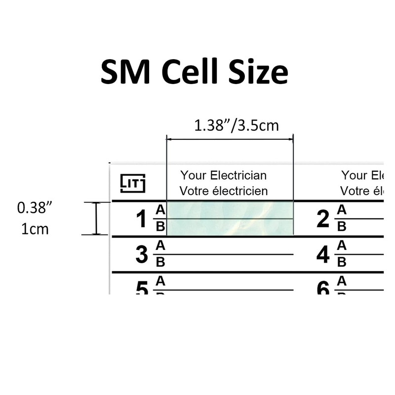 Littversions 32 Circuits 2 Pack Vinyl Circuit Breaker Panel Directory