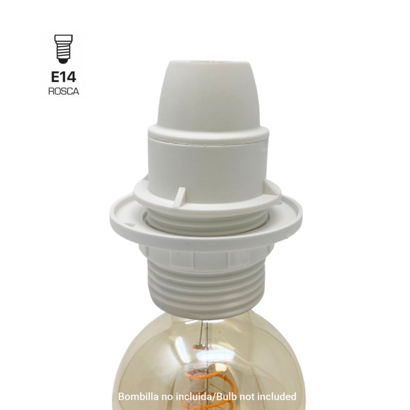 HALOTEC Pack of 4 lamp holders E14, with thread and