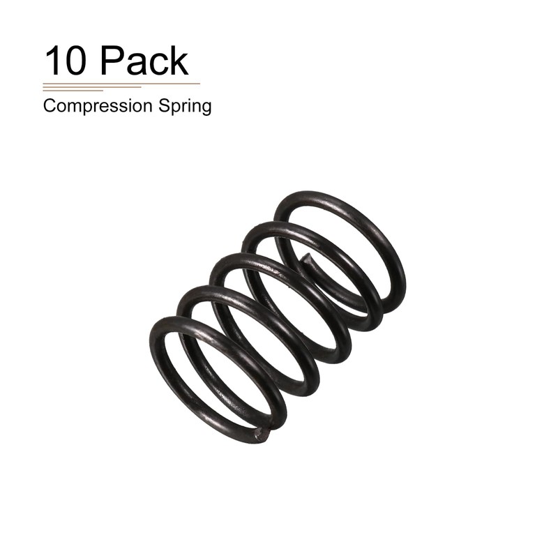 DTGN 1.2x12x15mm(DxODxL) Compression Spring - 10Pack - Good for Machinery