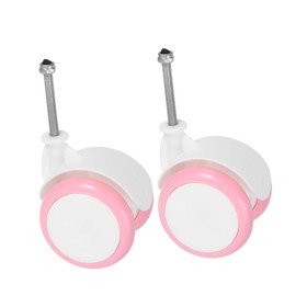 BESPORTBLE 2pcs Walker Wheels Replacement: Plastic Baby Walker Replacement Wheels - No Noise Casters & Anti-slip Design For Infant Cart