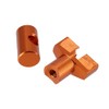 Brake Rod Nut Aluminium Anodized Orange for Simson S50, S51,