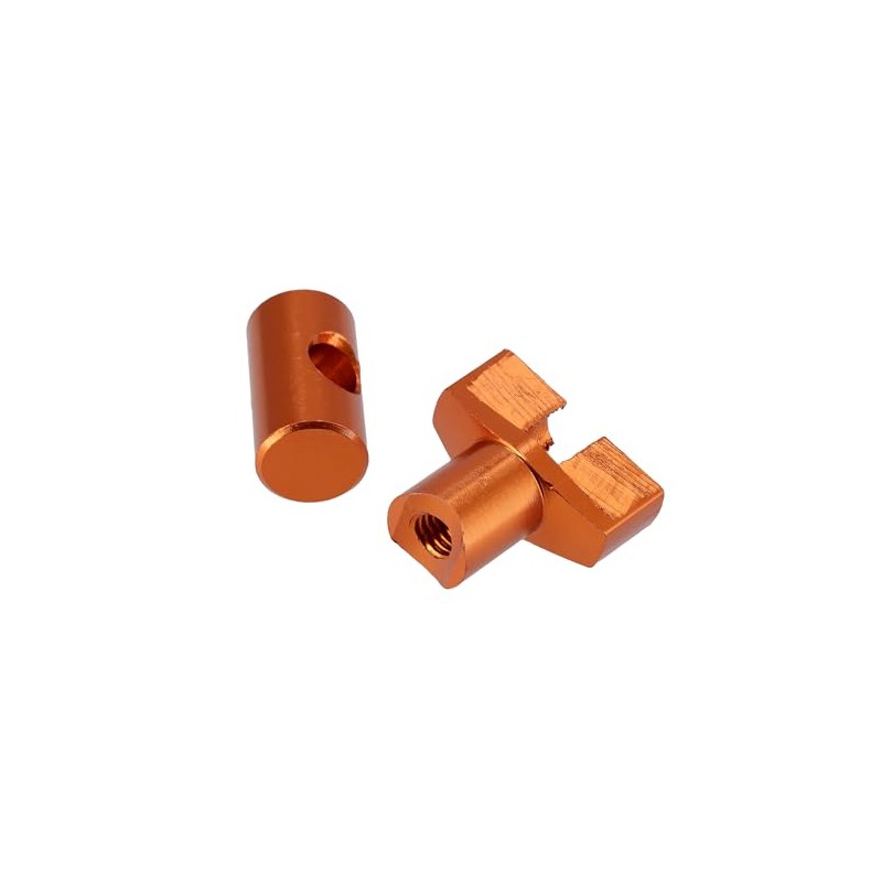 Brake Rod Nut Aluminium Anodized Orange for Simson S50, S51,