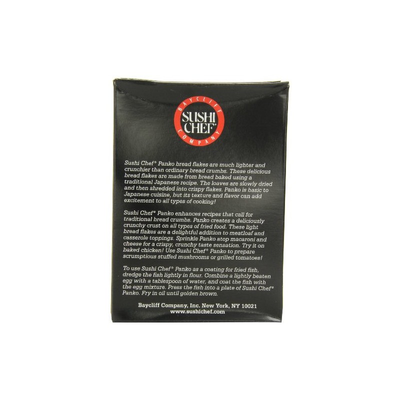 Sushi Chef Panko (Japanese Bread Flakes), 8-Ounce Boxes (Pack of