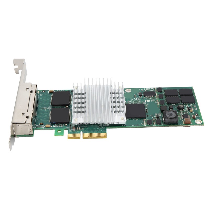 Gigabit Network Card 4 RJ45 Port PCIE X4 10Mbps 100Mbps