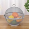 Grey Mesh Fruit Basket & Ring Peeler -Handled Fruit Basket,