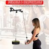 Mtgluk LAT Pulldown Bar, Straight Lat Bar with Handle Cable