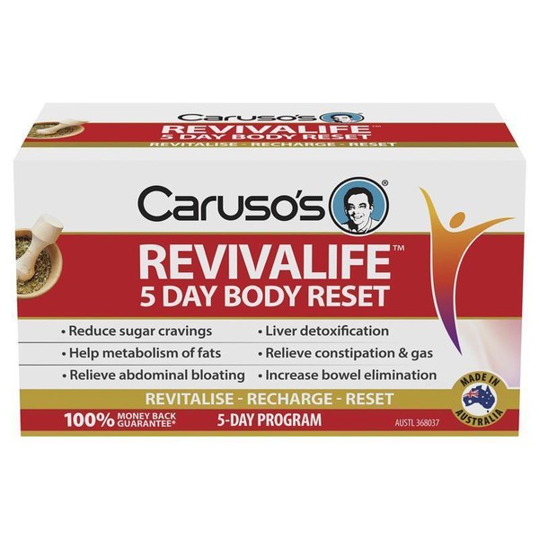 Carusos Revivalife 5 Day Reset Kit 30 Tablets