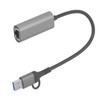 USB to Ethernet Adapter Type C RJ45 1000Mbps Aluminium Alloy