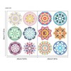 12 Pcs Classic Mandala Glass Decals Product Showcase Glass Decoration