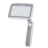 Rectangular Magnifying Glass 4X 3 LED Modes Touch Control Ergonomic