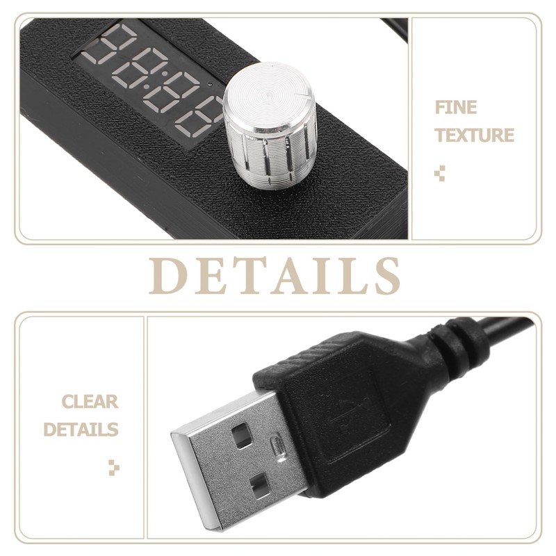 Operitacx USB Countdown Timer Switch Hour Adjustable Extension Cord for