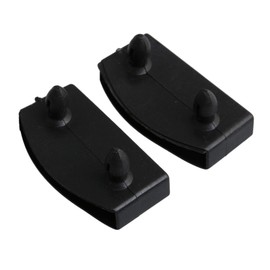 RDEXP 50Pcs Plastic Bed Slat Caps Holders Replacement for Holding and Securing Wooden Slats Bed Base Black